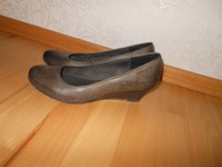 *Tamaris* NP 59€ Gr. 38 braune Ballerinas Wedges Pumps Keilabsatz