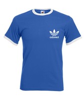 STONE ROSES ADORED MANCHESTER SCOTLAND SPIKE ISLAND IAN BROWN RINGER T-SHIRT