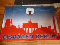 Eisbären Berlin Fahne Größe ca. 120cm x 80cm  NEU