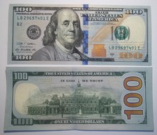1 Brand New $100.Oo Note Federal Reserve