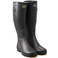 Le Chameau Country Lady Fouree Wellingtons - Black