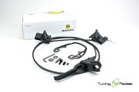 Magura HS11 hydraulische Felgenbremse, schwarz, 3 Finger Hebel, mit EVO2 Anbau