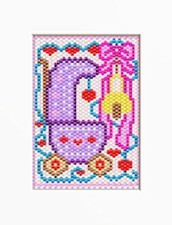 Baby Girl Welcome~Beaded Banner Pattern