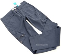 NEU ESPRIT DAMEN CARGO HOSE BOY FIT SLIM  STRETCH GRAUBLAU 38 40 REGULAR NEU