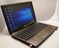 ASUS K53SV BRAUN ALU NOTEBOOK 15,6” INTEL i3-2330 2.20 GHZ 4GB 500GB WIN10 PRO