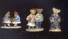 Boyds Bearly Built Villages - Access - Chapel Set Of 3 Mib