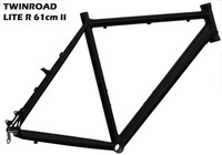 High-Speed Trekkingrad TWINROAD Lite Rahmen 61 cm schwarz matt 28" II 27,2