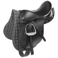 SATTELSET LEDER  VIELSEITIKEIT  PONY HAFLINGER  5 TEILIG