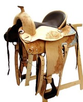 Baumloser Westernsattel KANSAS Eco aus Büffelleder Neu