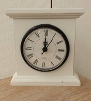 Kaminuhr*Standuhr*Tischuhr*Schrankuhr*Used Look*weiß*Landhaus*Shabby Chic*Holz 