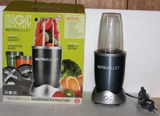 NUTRiBULLET Magic Bullet Nutrition Extractor Blender 600 Watt - Gray