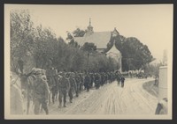 7919❚❚ original Foto, Gebirgs-Jäger in Babice bei Przemyśl , Polen