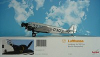 Herpa Wings 1:160 Junkers Ju 52/3 Lufthansa Berlin-Tempelhof D-AQUI 019040