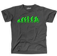 T-Shirt EVOLUTION MOUNTAINBIKEN Fahrrad Mountainbike Sport Siviwonder