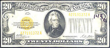 1928 $20 pure Gold Certificate-You Must L@K