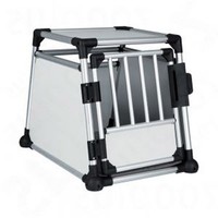 Trixie Transportbox Aluminium • Small : L 55 x B 78 x H 62 cm