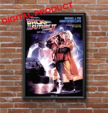 Back To The Future vintage printable poster set of 2 (Digital) five star quality