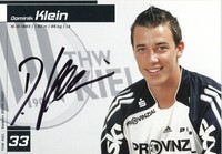 Dominik Klein   THW Kiel 2006/2007 Handball Karte signiert - 264408