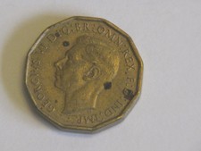 English 3 Pence King George 6Th, 1942