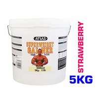 5KG ATLAS SUPER GEWICHTSZUNAHME GAINER + ERDBEERE