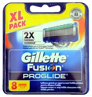 8 Gillette FUSION PROGLIDE Rasierklingen / Klingen Neu & Original !!