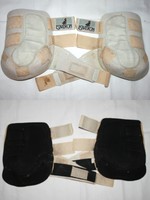 1 Paar Gamaschen, Fesselkopfgamaschen Pro Active, Eskadron, Farbe: weiß, WB,VB