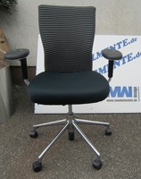 Ergonomischer Bürostuhl / Drehstuhl T-Chair von VITRA, gestreift - J775
