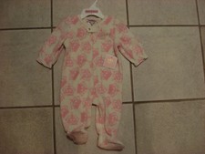 JUICY COUTURE GIRLS footed blanket sleeper SIZE-3/6MONTHS NWT