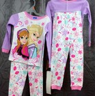 toddler 18M snug fit pajamas Disney Frozen 2 piece 100% cotton, Lavender purple