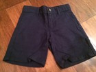 NWT Boys Janie and Jack Linen Navy Shorts- Size 2T