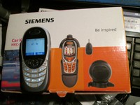 Siemens S 55 OVP grau silber Simfrei + Car Freisprech gebraucht Nr. 70 W