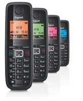 Gigaset A510H Mobilteil ohne Akkufachdeckel Schwarz