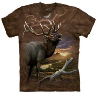 The Mountain T-Shirt Elk At Dusk Hirsch