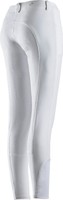 Equi Theme Damen Turnier Reithose PIROUETTE Silikon Vollbesatz weiß 