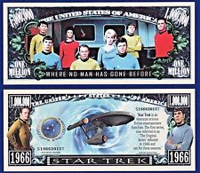10- Star Trek Dollar Bills Leonard Nimoy Spock Enterprise Novelty Money B 2