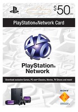 $50 Playstation Network Card for PSN PSP PS3 *NEW*