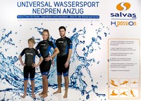 Salvas Wassersport Neopren Anzug,Shorty,Erwachsene,Jugendliche,Kinder,Tauchanzug