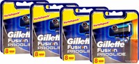 32 Klingen Gillette Fusion PROGLIDE Rasierklingen NEU & ORIGINAL !!!