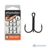 DRILLINGSHAKEN, DRILLINGE, KAMATSU GROOVE ANCHOR TREBLE K-082, ANGELHAKEN, HOOKS