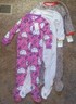 SALE LOT OF 3 Carter's Hello Kitty Fleece Girls Footed pajama Blanket Sleeper 4T