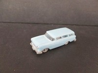 Marx Elm 1/87 - Opel Rekord Caravan, hellblau, Hong Kong Plastik, Wiking-Kopie  