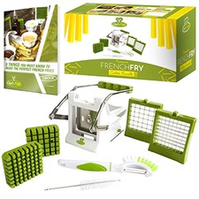 French Fry Maker Potato Cutter Slicer Peeler Kitchen Restaurant Home Tool Gadget