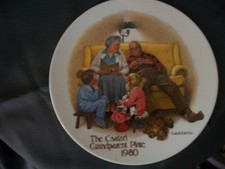 Csatari Grandparent Plate 1980 "The Bedtime Story"