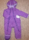 New! Baby Girls SNOWZU Snowsuit/Bunting (Ultra light; Purple) - Size 6-12 mo