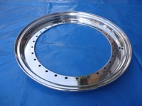 BBS RM 012 Felgenbett Bett Außenbett Alu Aluminium 1,0 15  30 Loch poliert RS