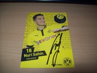 Borussia Dortmund, Nuri Sahin SIGNIERTE!!! Autogrammkarte 2012/ 2013 SEHR SELTEN