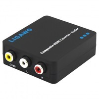 Composite AV zu HDMI Umwandler + Scaler zu 720p 1080p z.B. NES SNES N64 Wii WiiU