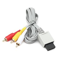 3 RCA Cinch (Chinch) Kabel  Audio Video AV/TV Komposite Cable für Nintendo Wii