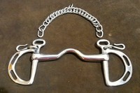 Kimblewick, Springkandare, Edelstahl poliert, 12,5 cm  