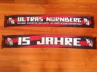 Ultras Seidenschal Schal ULTRAS 1. FC Nürnberg 15 yahre
